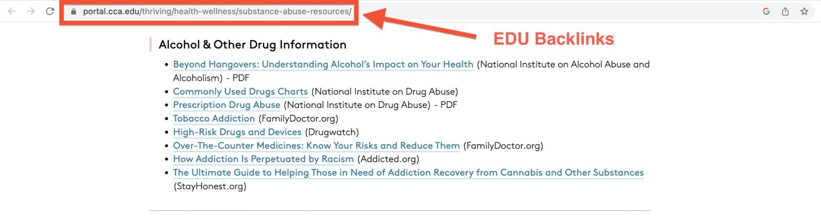 EDU Backlink Building